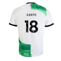 Echipament fotbal Liverpool Cody Gakpo #18 Tricou Deplasare 2023-24 maneca scurta